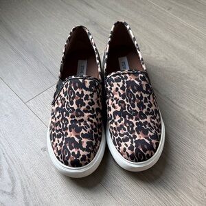 Steve Madden Leopard Print Slip-On Shoes